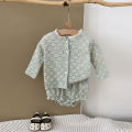 Summer Hot European Style Style Floral Embroidery Baby Onesie Set Breathable Long Sleeve Top + Shorts Baby 2Pcs Set. 
