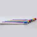 Nona Ultra-soft Microfiber toothbrush, Swiss-style 5460 high density manual toothbrush, gentle cleaning and gum care, home set,. 