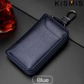 Genuine Leather KeyChain Unisex Key Bag Multifunction Organizer Wallet Holder Smart Housekeeper Car Small Key Case Keys Pouch. 