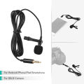 Andoer EY-510A Mini Portable Clip-on Lapel Lavalier Condenser Mic Wired Microphone for iPad Android Smartphone DSLR Camera PC. 