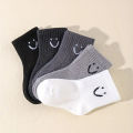 5 Pairs Kids Baby Socks Cute Funny Face Emoticons Pattern Comfortable Boys Girls Socks.