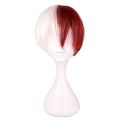 Anime Academia Akademia Shoto Todoroki Shouto White And Red Cosplay Wig Cosplay Party Heat Resistant.