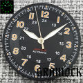 Gramock Classics Sterile 29mm Pilot Black Watch Dial Part for NH35/36 ETA PT5000 Miyota Mingzhu DG ST2130 Movement Part Hand Set. 