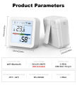 ONENUO Tuya WIFI Temperature Humidity Sensor Hygrometer Thermometer Smart Home Backlight Smart Life Support Alexa Assistant. 