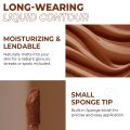 BEAUTY GLAZED 2pcs Face Makeup Set,Concealer Liquid Foundation+Cream for Contouring,Long-lasting Waterproof Matte Full Coverage. 