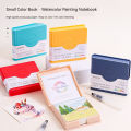 Languo Watercolor Painting Book Tearable Drawing Notebook Sketchbook Handbook 230gsm Paper 50sheet Mini Portable Art Drawing Pad.