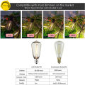 10X E12 Base LED String Light Bulbs Warm White Bulbs ST38 LED Edison Replacement Light Bulbs String Lights for Indoor Outdoor.