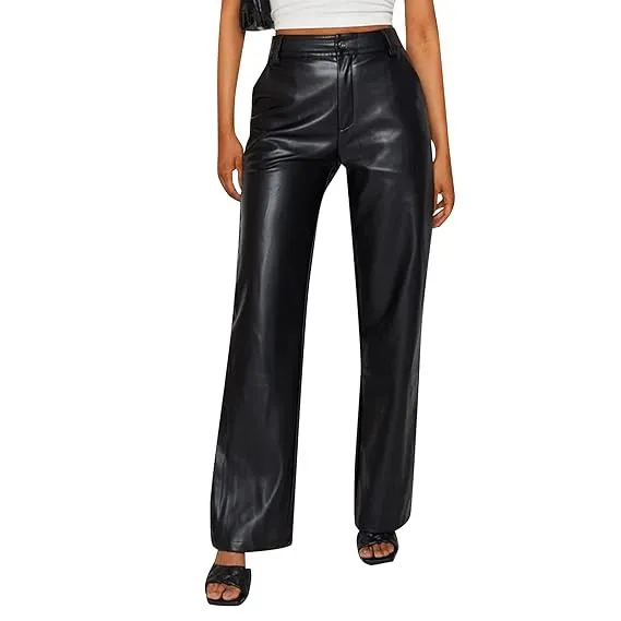 Straight%20Cut%20Leather%20Pant%20For%20Ladies%20By%20Kabs%20Kouture%20-%20Image%202
