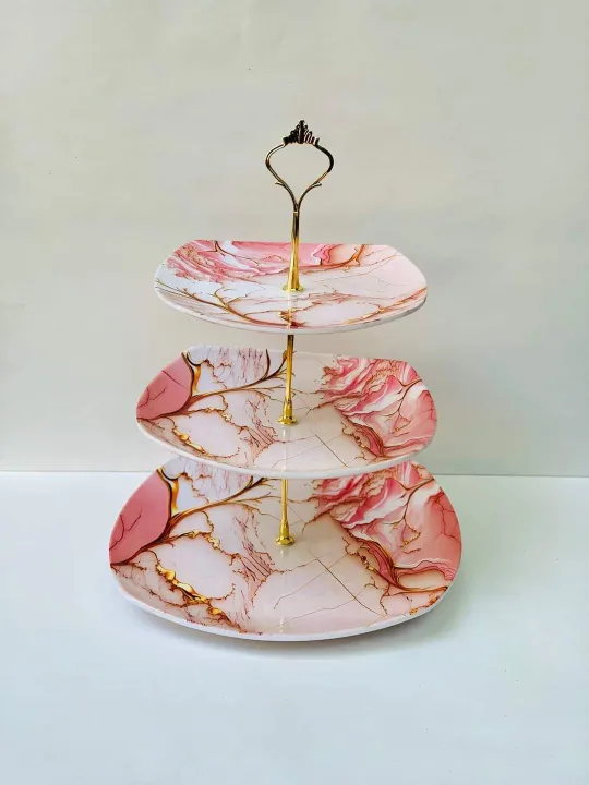 3%20Tire%20Cupcake%20Stand%20Fruit%20Plate%20Holder%20Desserts%20Sanck%20Candy%20Buffet%20Stand%20Tower%20For%20Melamine%20Double%20Glazed%20-%20Image%202