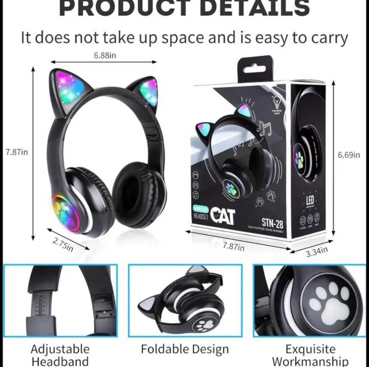 STN-28%20Cat%20Wireless%20Headphones%20Bluetooth%20Over-Ear%20Headset%20with%20Cute%20Cat%20Ears%20-%20Image%207
