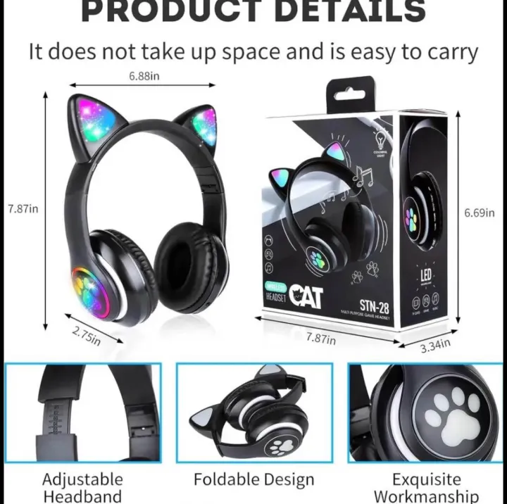 STN-28%20Cat%20Wireless%20Headphones%20Bluetooth%20Over-Ear%20Headset%20with%20Cute%20Cat%20Ears%20-%20Image%207