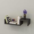 S-Shaped Wall mounted Floating shelf for Books and Decoration pieces, Home decore. 