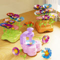 DIY Bouquet Making Fabric Flower Toys, Flower Make Bouquets Toy for Girls Educational Making Craft Kit Kids Gifts. 