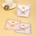 50pcs Butterfly Party Gift Bags Candy Biscuit Packing Bag Butterfly Treat Bag For Kids Girl Birthday Supplies Horse Party Decor. 
