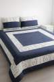 Embroidered Patch Work King Size BedSheet - High Quality - Cotton Double Bedsheet Embroided.... 