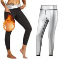 Sauna Pants Fitness Exercise Slimming Leggings Compression Sweat Shorts Workout Waist Trainer Thermo Trimmer for Womens.