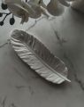 Jesmonite Big Feather Trinket Tray, Customized. 