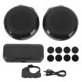 Motorcycle Helmet Speakers HiFi Sound Motorcycle Bluetooth Headset 50 Hours Battery Life for Outdoor Sports Skiing Climbing.