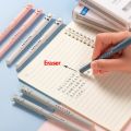 Kawaii Erasable Pens Set Back To School Supplies 0.38 mm Gel Pen For Writing Office Accessories Cute Korean Stationery. 