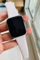 luxury led plated smart watch for girls and boys unisex white colour flexible Ajustable. 