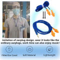 Labor Protection Noise Reduction Earphone Removable Earplug Head Optional for Work,Construction Site,Production Line,Noisy Place. 