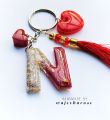 Alphabetical keychains, letter N. 
