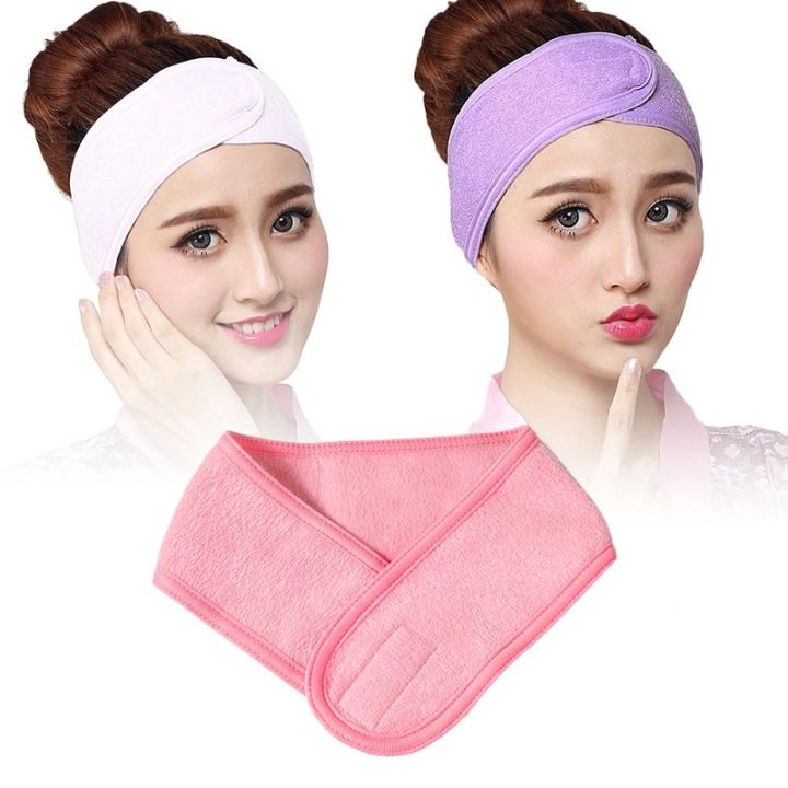 Spa%20Facial%20Headband%20Makeup%20Hair%20Band%20Breathable%20and%20Adjustable%20-%20Image%202