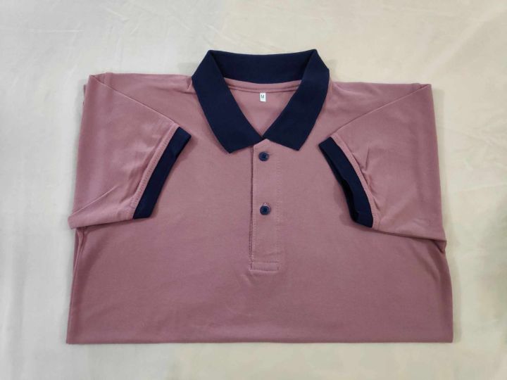 Polo%20t-shirt%20color%20Plus%20Men's%20Half%20Sleeve%20Tailored%20Fit%20Light%20Blue%20Casual%20T-Shirt%20-%20Image%203