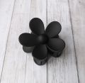 Flower design hair claw clip (catcher) in matte solid new faishon hair accessories for girls and womens. 