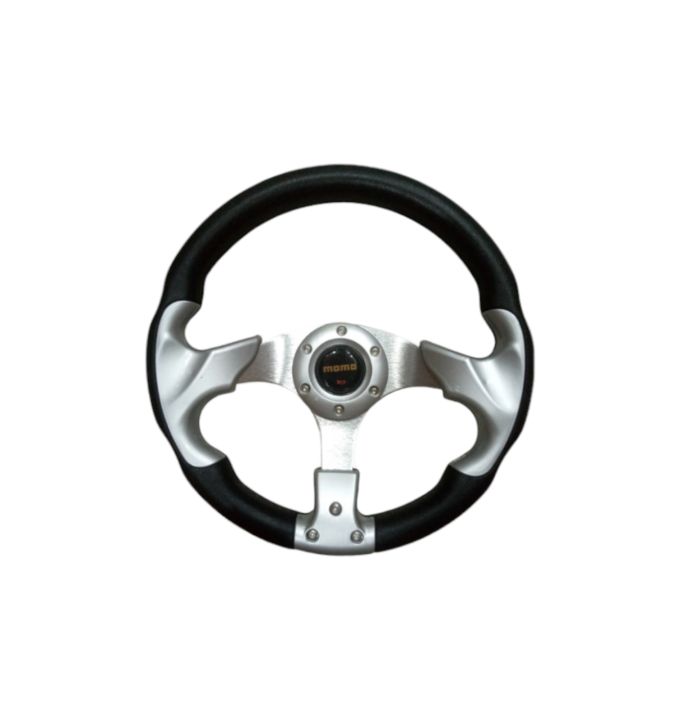 Momo Steering Silver Without Bosskit For Mehran