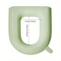 2pcs High Foam Waterproof Toilet Seat Wash-Free Washable Toilet Seat Cover Toilet Seat in Winter Lovely Wind. 