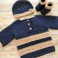 Best Quality Woolen Sweater for Babies -Baby Baba Crochet set -Handmade Crochet Sweater. 
