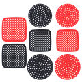 Air Fryer Silicone Liner Mat Reusable Non-Stick Baking Mat Round Square Kitchen Air Fryer Accessories.