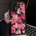 Cute Pink Love Heart  Case for Xiaomi Redmi Note 13 14 12 11 Pro Plus 5G 12S 11S 10S 10 9 Redmi 14C 13C 12C 12 4G A3 A3X Cover. 