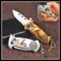 Stainless Steel Outdoor Lighter & Chaku (1pcs). 