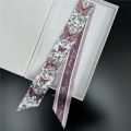 2025 New Design  Scarf Women Luxury Brand Scarf Skinny Bag Silk Scarves Foulard Hair Neckerchief Headband For Ladies. 