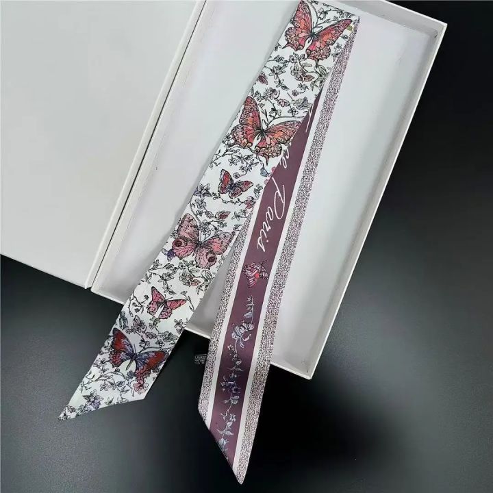2025%20New%20Design%20%20Scarf%20Women%20Luxury%20Brand%20Scarf%20Skinny%20Bag%20Silk%20Scarves%20Foulard%20Hair%20Neckerchief%20Headband%20For%20Ladies%20-%20Image%202
