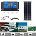 Solar Kit 1000W Solar Panel 12V 10A-100A Controller Solar Panel RV Cell Car Charger Outdoor Battery Supply for Phone Camping.