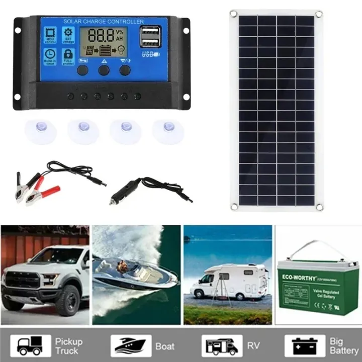 Solar%20Kit%201000W%20Solar%20Panel%2012V%2010A-100A%20Controller%20Solar%20Panel%20RV%20Cell%20Car%20Charger%20Outdoor%20Battery%20Supply%20for%20Phone%20Camping%20-%20Image%202