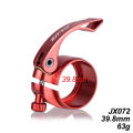 ZTTO MTB Road Bike Seatpost Clamp QR 39.8mm 40.8mm Quick Release Seat Tube Clip Aluminium Alloy BMX Folding Bike Seat Pipe. 