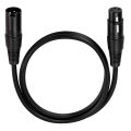 Bochara XLR Cable Male to Female M/F OFC Audio Cable Shielded For Microphone Mixer 1m 1.8m 3m 4.5m  5m 6m 7.6m 10m 15m 20m. 