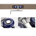 2pcs/set Sliding Door Roller Hardware Slide Doors Pulley 4/8 Wheels  Rail Track. 