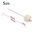 3/5 Pcs Drums Treadle Hammerheads Drum Pedal Beater Hammer Replacement for Drum Set Kit Stainless Steel Shaft Felt Beater Head. 
