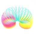 1PC Rainbow Circle Funny Toys Early Development Educational Folding Plastic Spring Coil Children's Creative Magical Toys. 