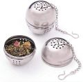 Filter Tea Ball Strainer Reusable Ball Shape Strainer Stainless Steel Mesh Infuser with Chain for Filter Tea Herbal Spice-Effective Durable. 