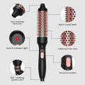 PTC Heated Curling Iron Brush 32mm Thermal Round Brush Anti Scald Hair Styler Volumizing Curler for Home Salon Use. 
