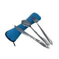 7/3 Pcs Stainless Steel Outdoor Camping Tableware Set Of Pieces Western Food Steak Knife Fork Spoon Creative Cloth Bag Portable. 