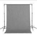 10 x 5 ft Grey Chroma Key Studio Backdrop Video Photo Background Removing Sheet. 
