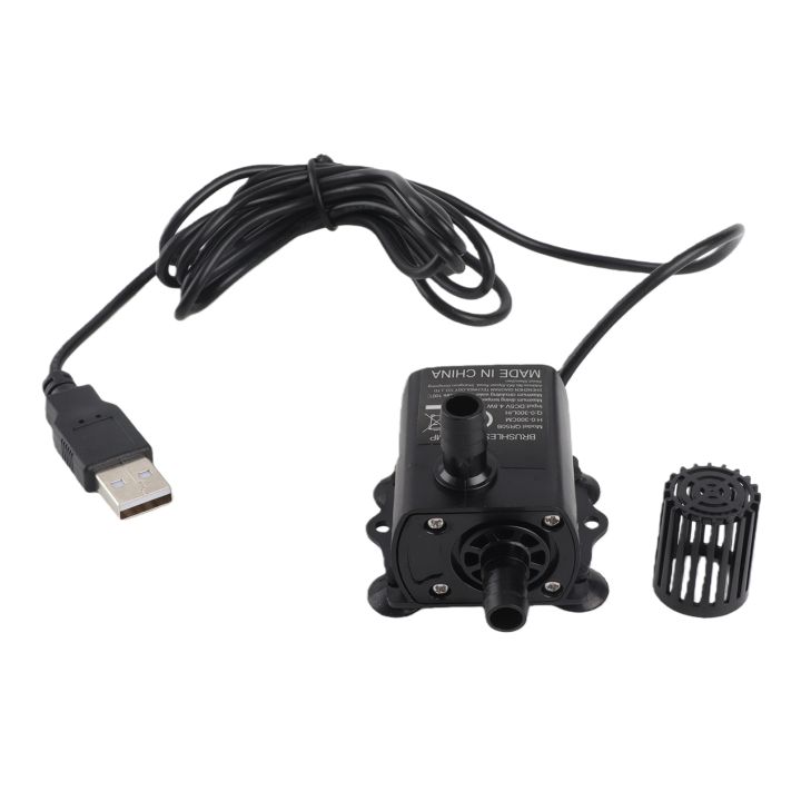 USB%20DC5V%204.8W%20Ultra-quiet%20Mini%20Brushless%20Water%20Pump%20Waterproof%20Submersible%20Fountain%20Aquarium%20Circulating%20300L/H%20Lift%20300cm%20-%20Image%202