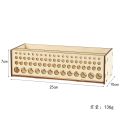 67-Slot Premium Wooden Brush Holder - Durable Artist Desk Organizer, Pencil & Paint Brushes Storage, Elegant Art & Craft Supplie. 